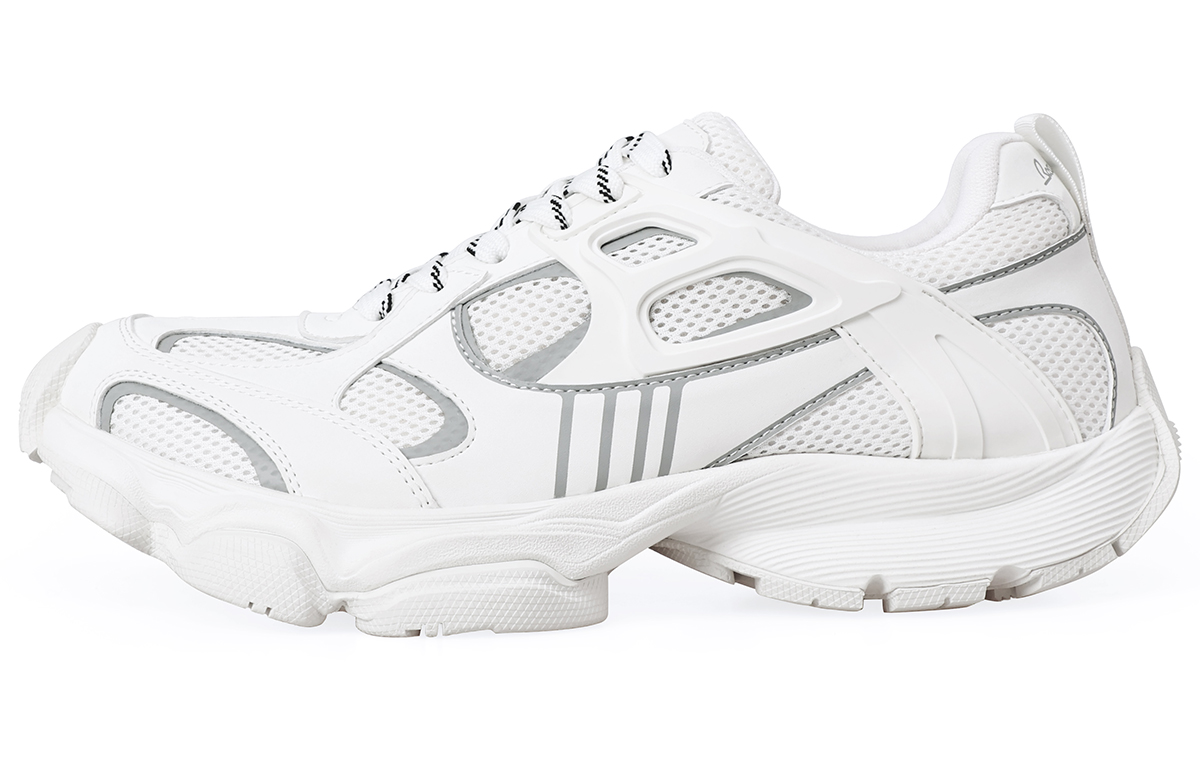 

BOSSSUNWEN Мужские белые низкие массивные кроссовки, цвет White