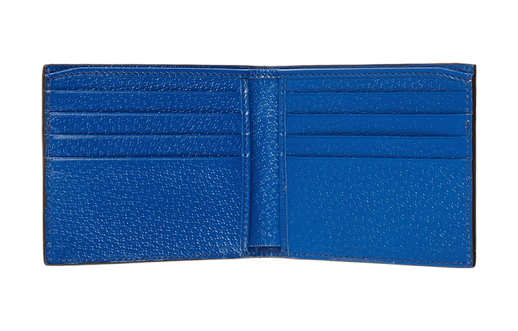 GUCCI Кожаный кошелек Canvas для мужчин Blue/Ebony — фото 4