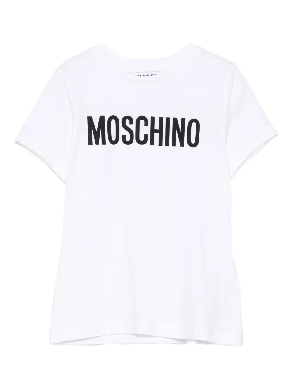 

Футболка с логотипом Moschino Kids, белый