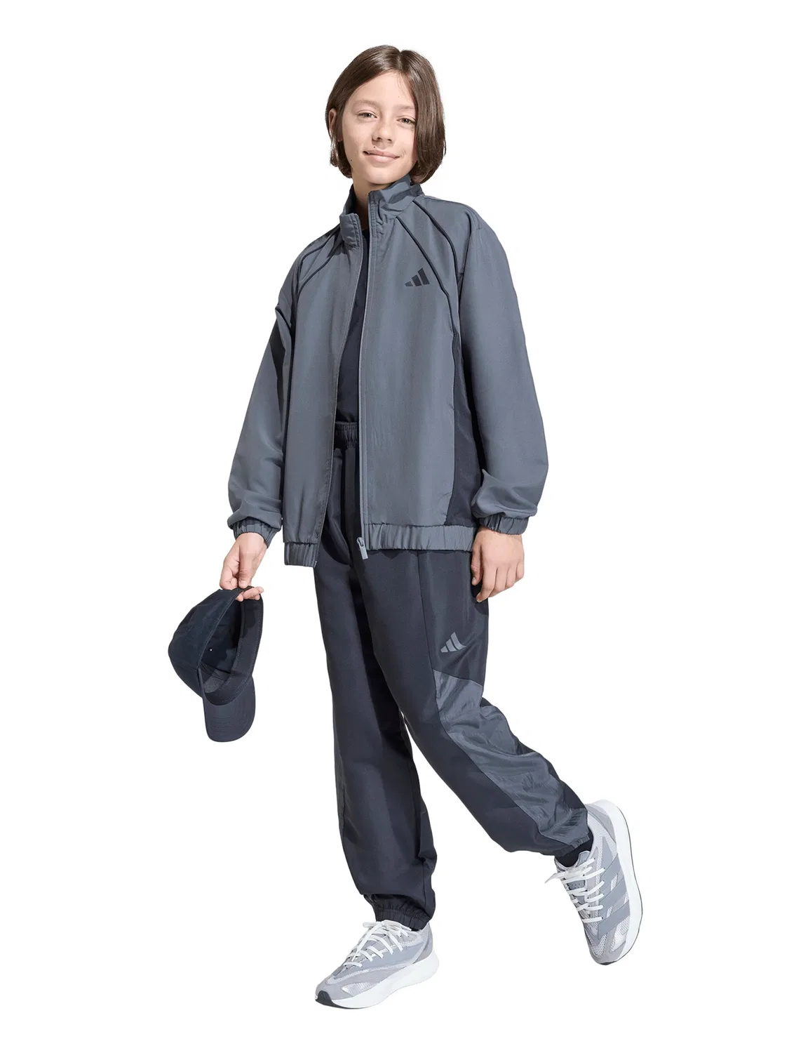 Спортивный костюм Adidas Sportswear темно-серого цвета — фото 4
