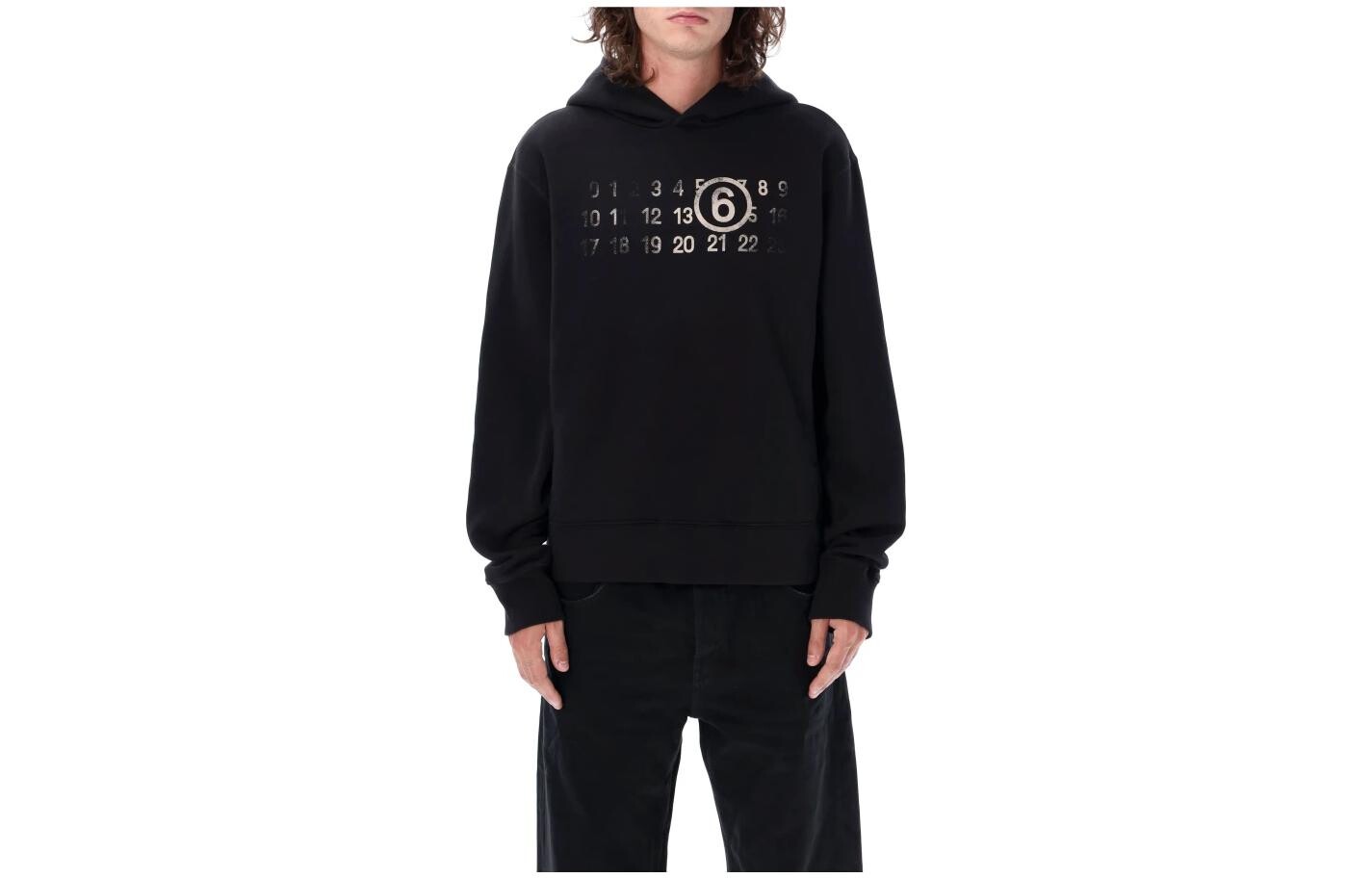 

Толстовка мужская черная Mm6 Maison Margiela, черный