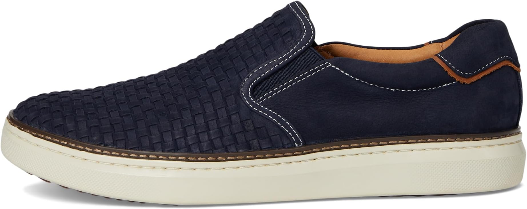 Кроссовки Johnston & Murphy Mcguffey 2 Woven Slip-On, цвет Navy Woven Tumbled Nubuck — фото 4