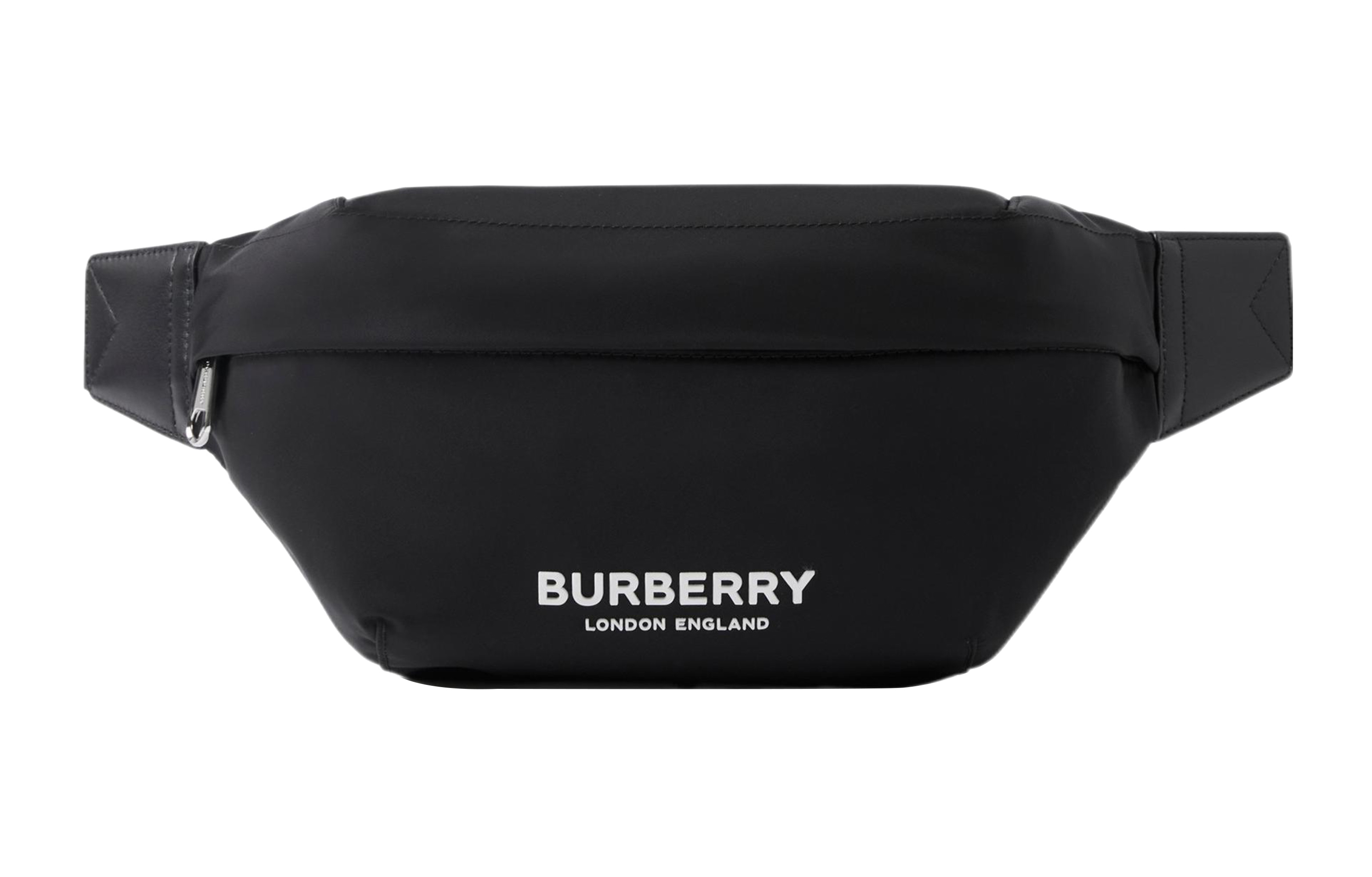 

Burberry Сумка через плечо Logo Print Nylon Sonny черно-белая
