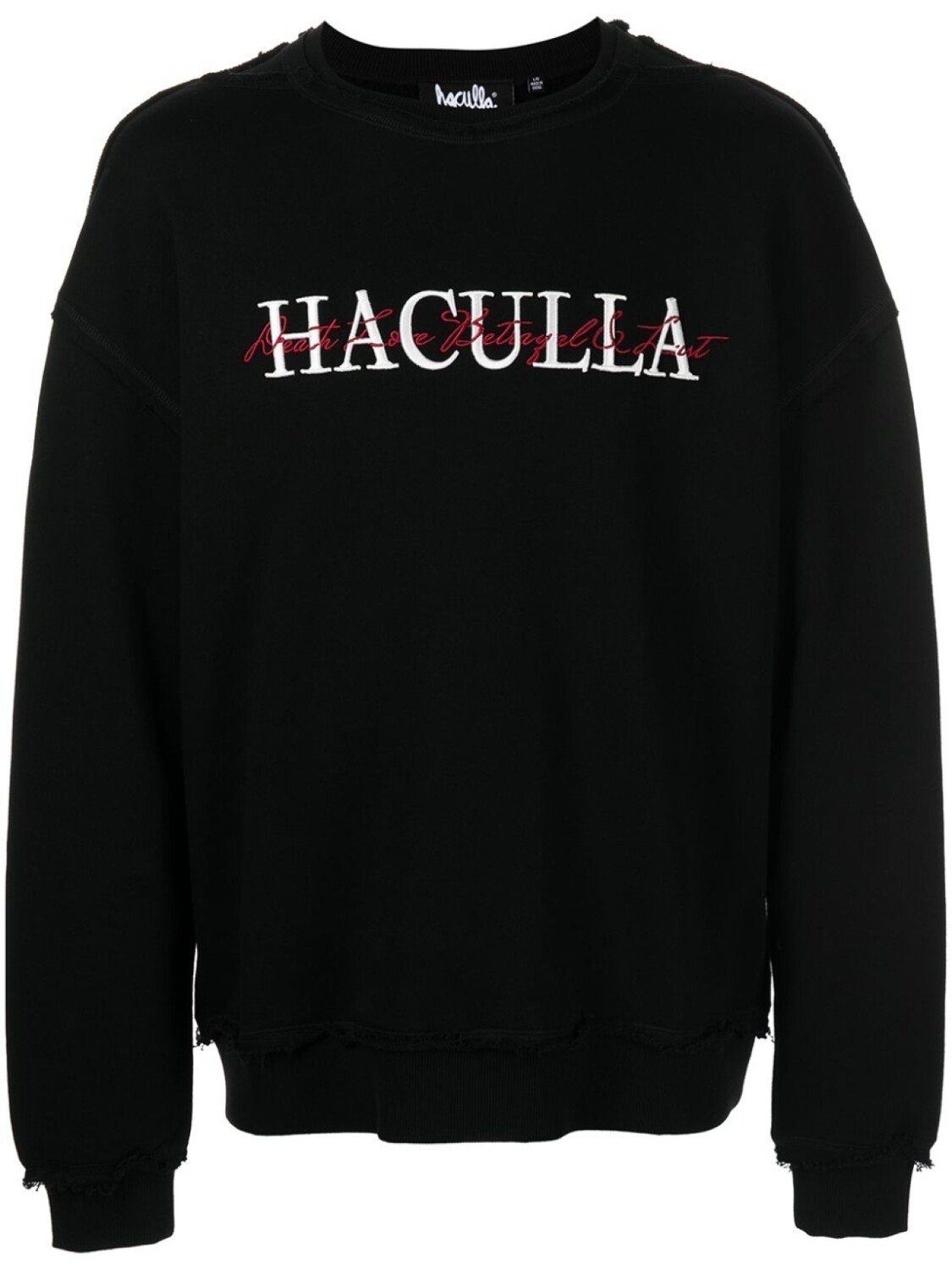 

Толстовка с вышивкой Haculla, черный
