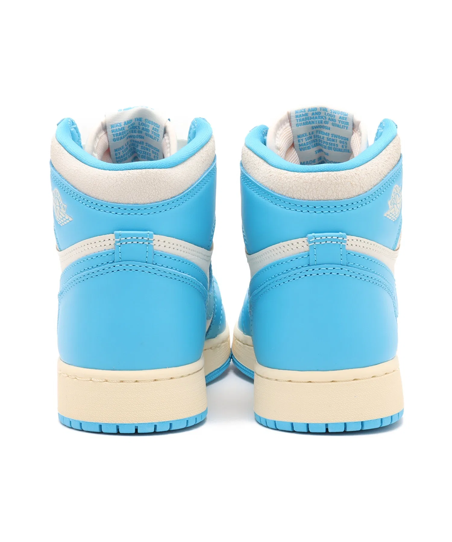 Унисекс кроссовки Air Jordan 1 Retro High OG GS из натуральной кожи Jordan Brand синие — фото 3