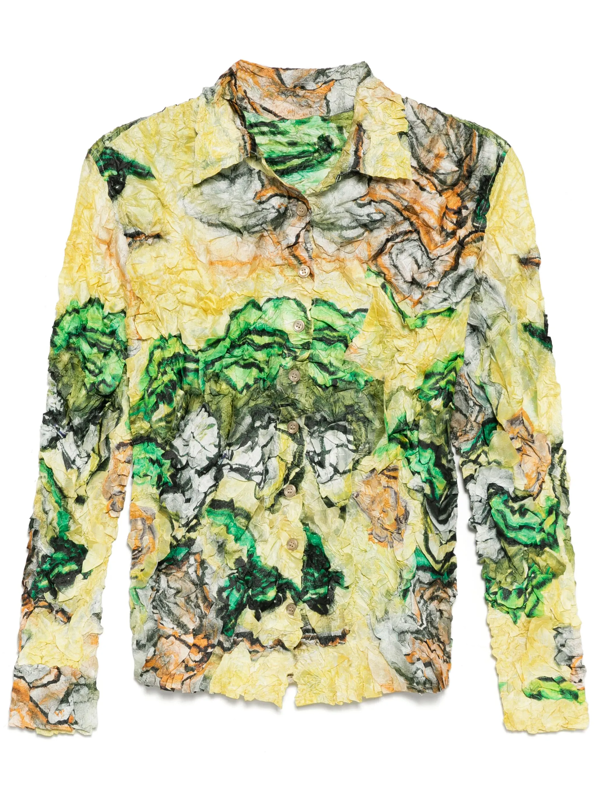 

Рубашка с графичным принтом Jnby, желтый