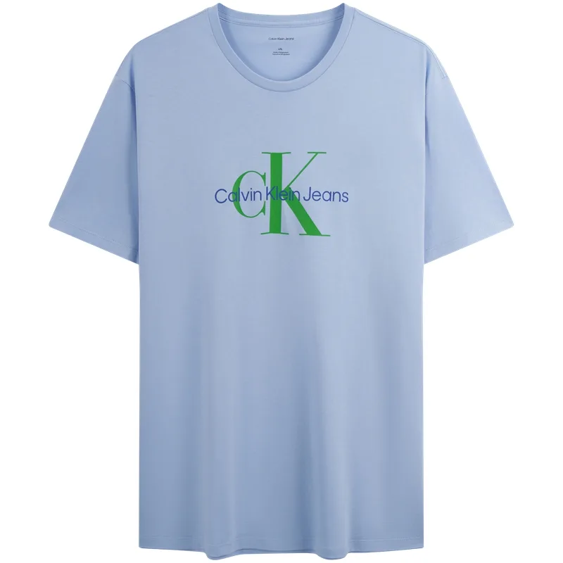 Футболка с логотипом Calvin Klein, CDN-Sky Blue