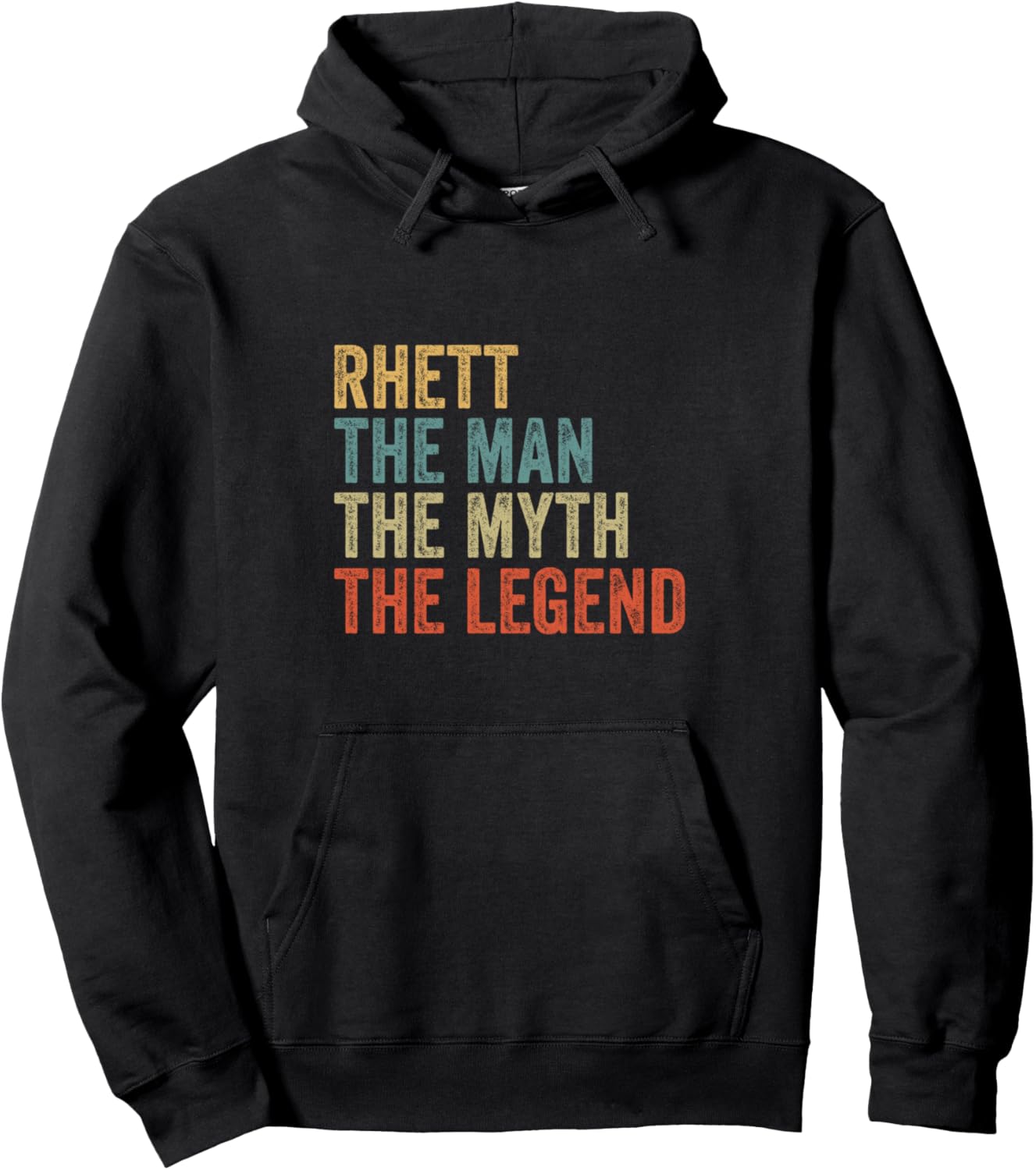 

Ретт - человек, миф, легенда. Худи Rhett The Man The Myth, черный
