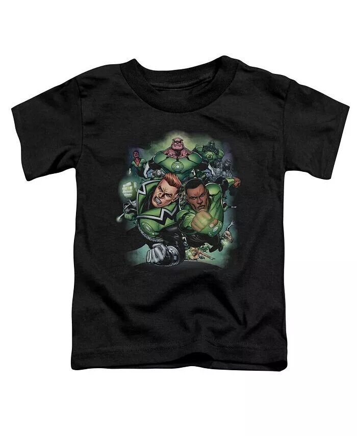 

Футболка с коротким рукавом для малышей Baby-Girls Corps 1 Green Lantern, черный