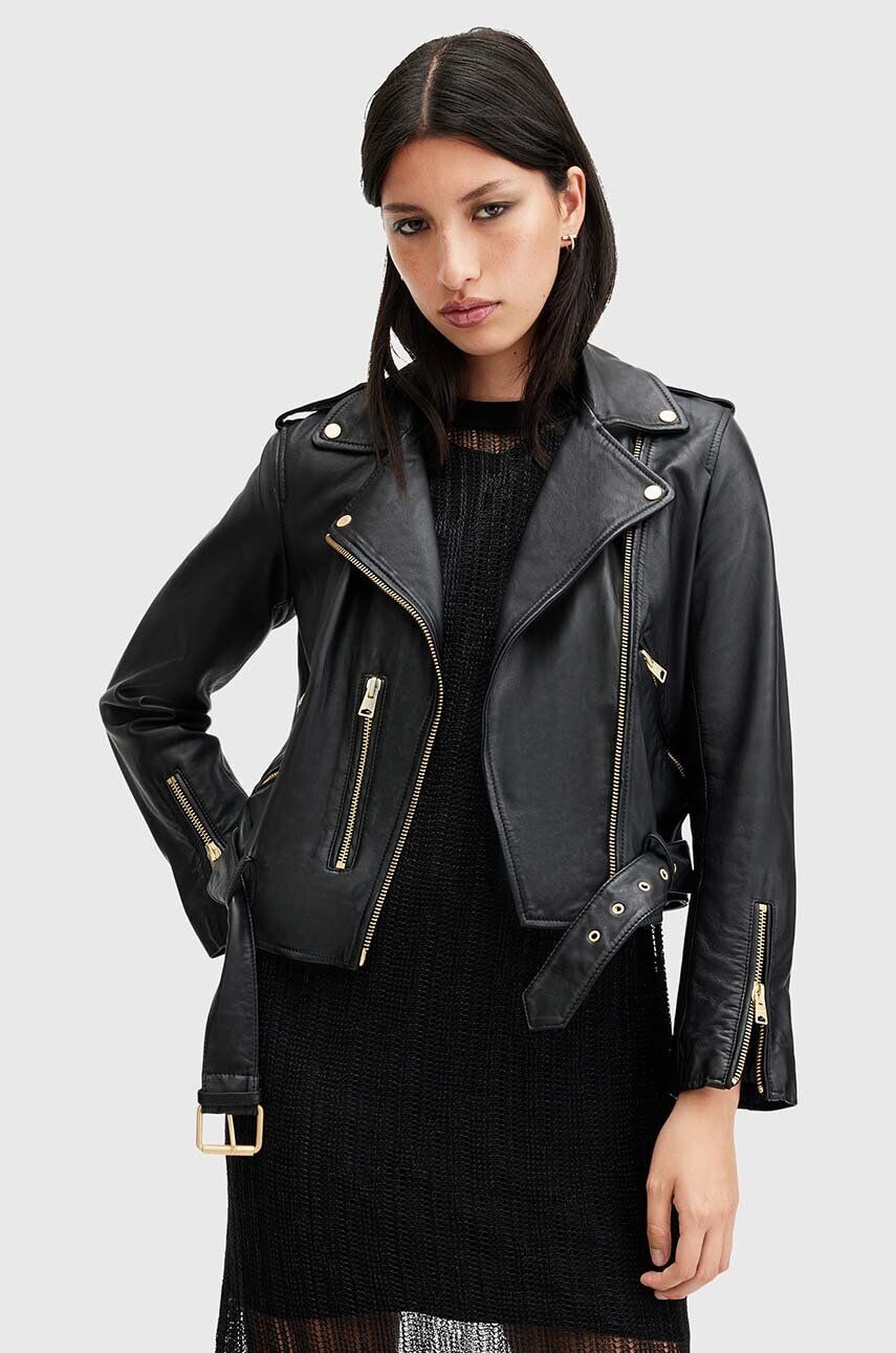 

БАЛФЕРН БАЙКЕР кожаная куртка AllSaints, черный