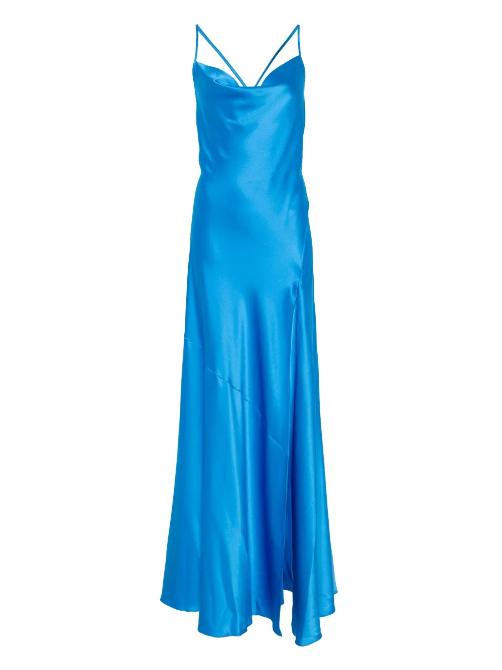

Атласное макси-платье Danamé, синий