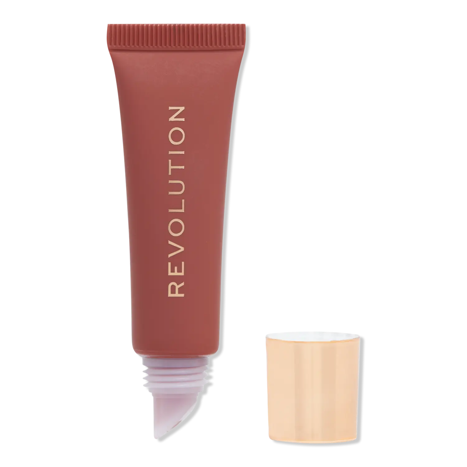 

Сочный пептидный бальзам для губ Revolution Beauty, Nude Latte (brown nude with a vanilla scent)