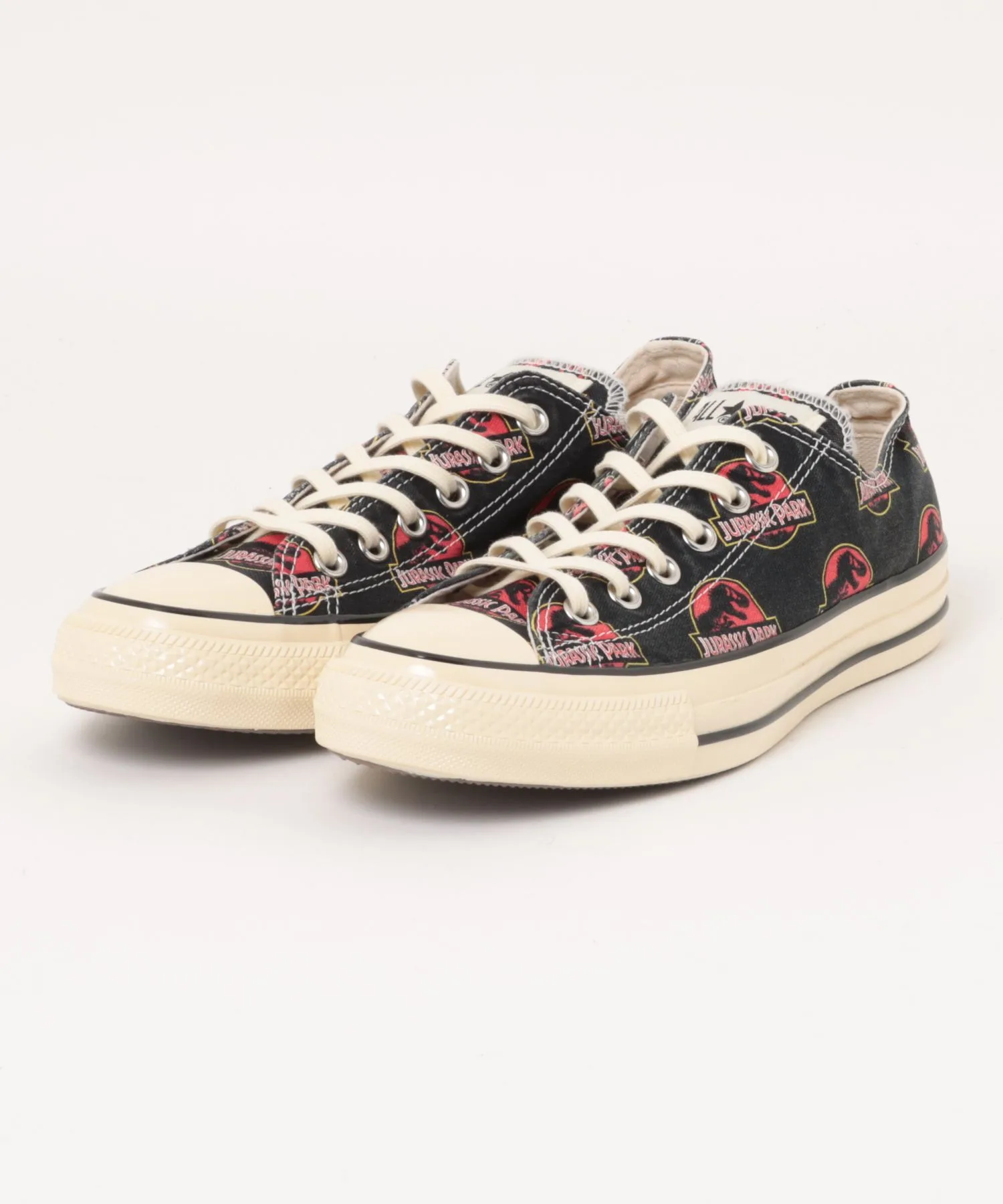 Кроссовки CONVERSE ALL STAR AGED LG OX JURASSIC PARK черные — фото 2