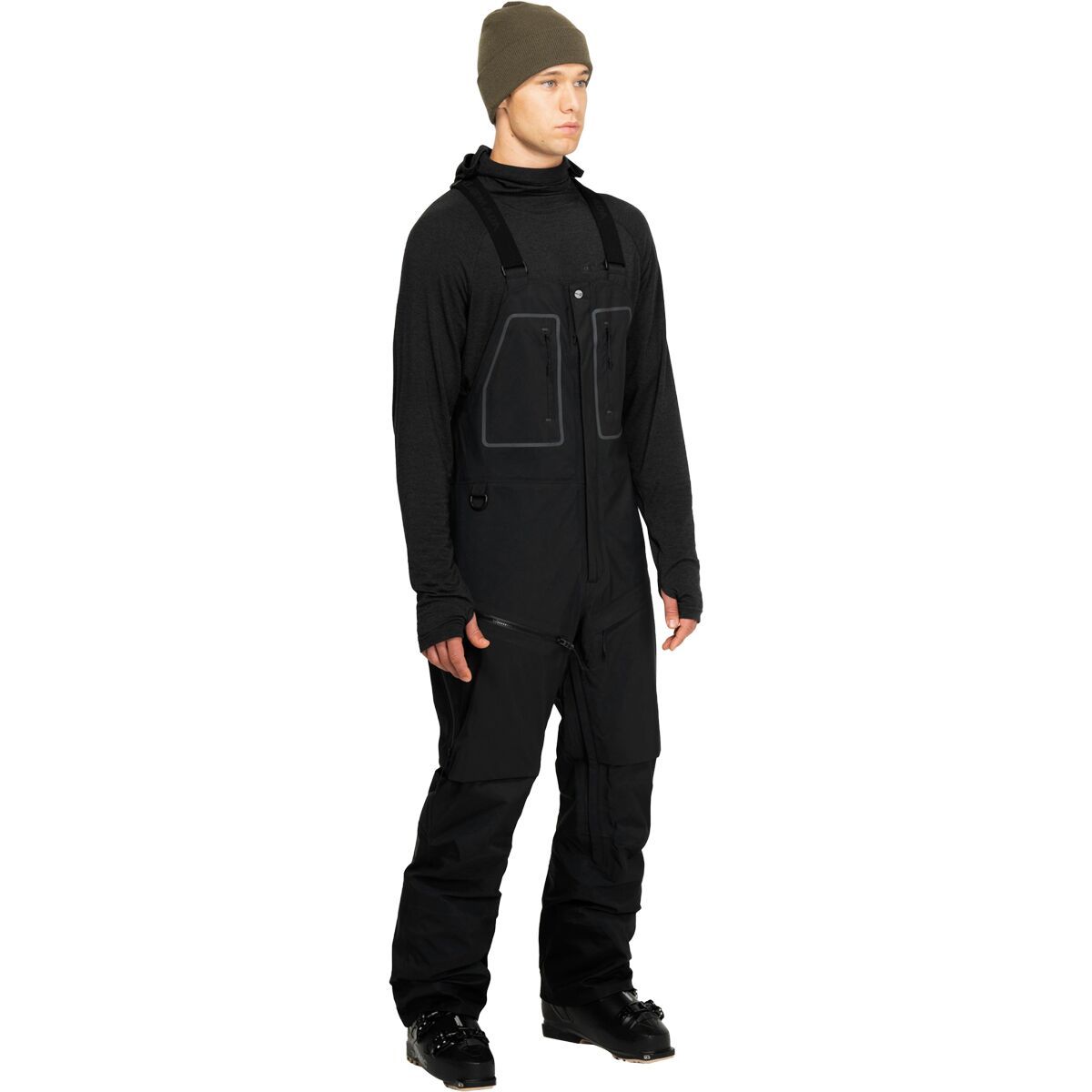

Желанные брюки с нагрудником из ткани Gore-Tex 3L Armada, черный