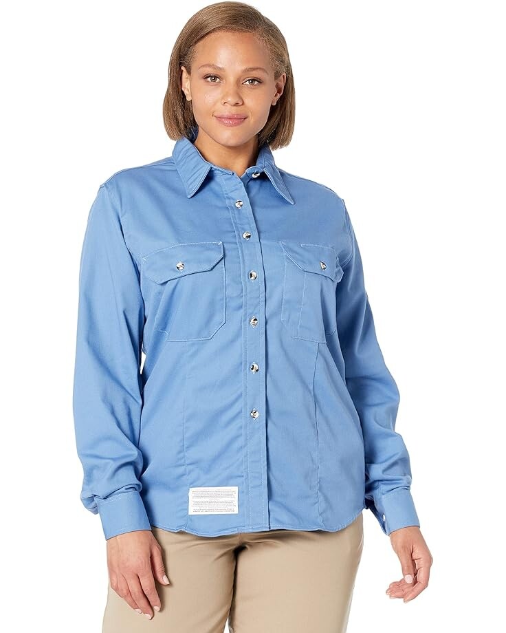 

Рубашка Bulwark FR Midweight FR Dress Uniform, цвет Light Blue