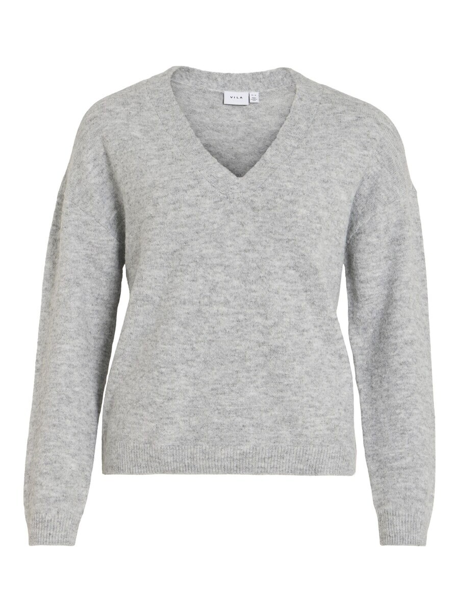 

Тонкий вязаный свитер VILA Sweater, серый