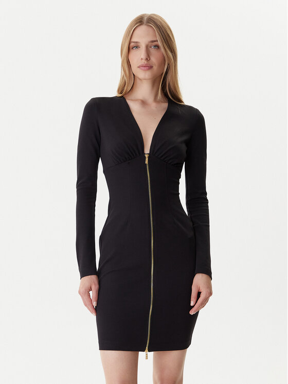 

Вязаное платье slim fit 79PAO937 J0092 Just Cavalli, черный