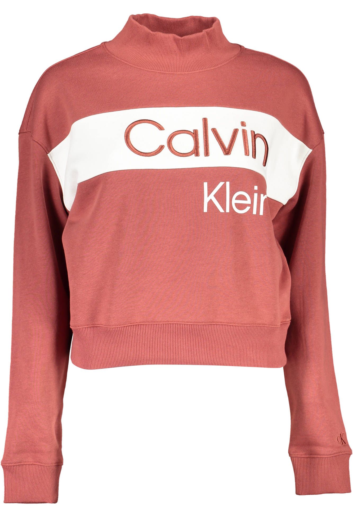 

Красный хлопковый женский свитер Calvin Klein