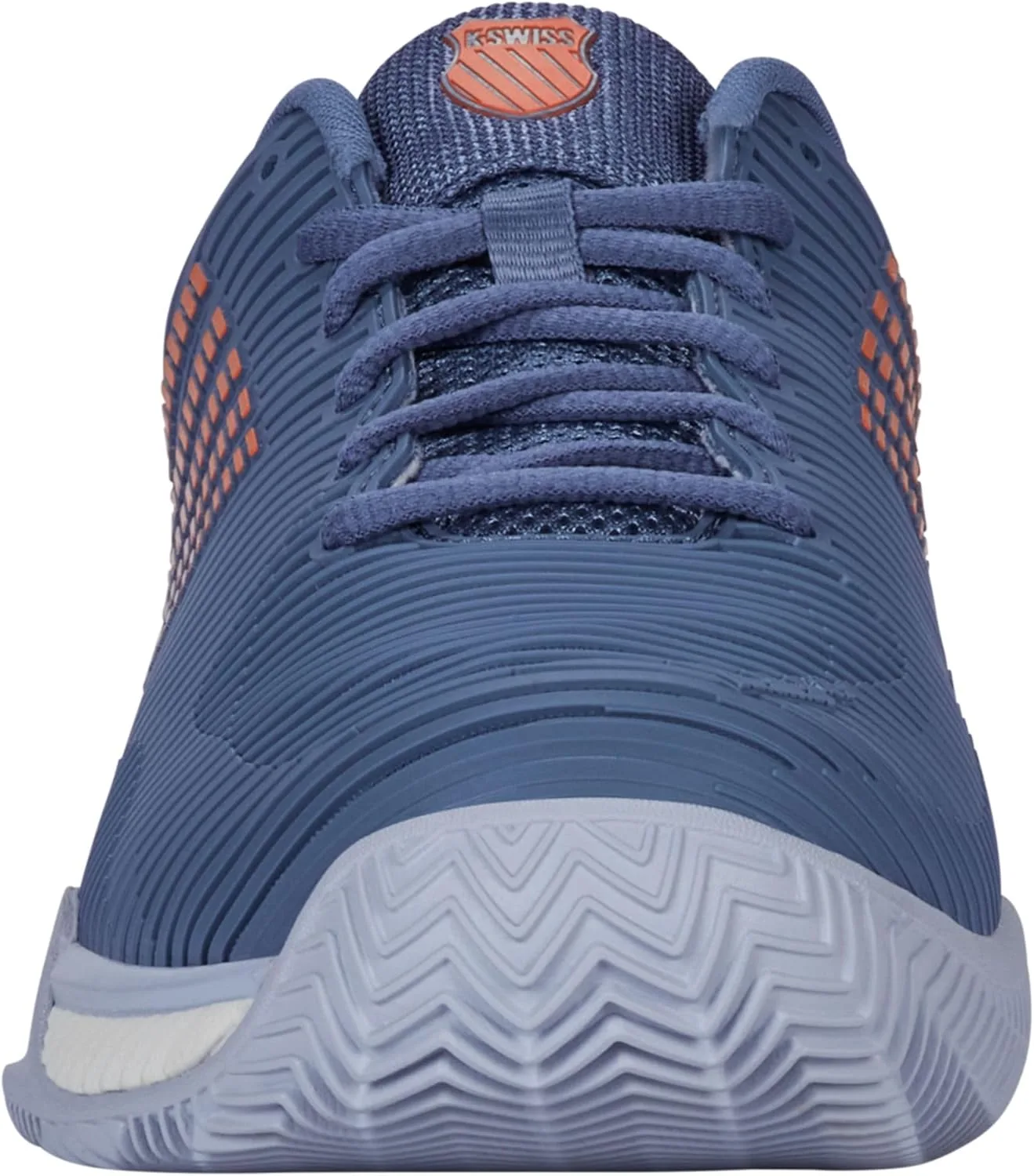 K-Swiss Мужские теннисные кроссовки Performance Hypercourt Express Hb - Highrise/Black/Neon Blaze — фото 3
