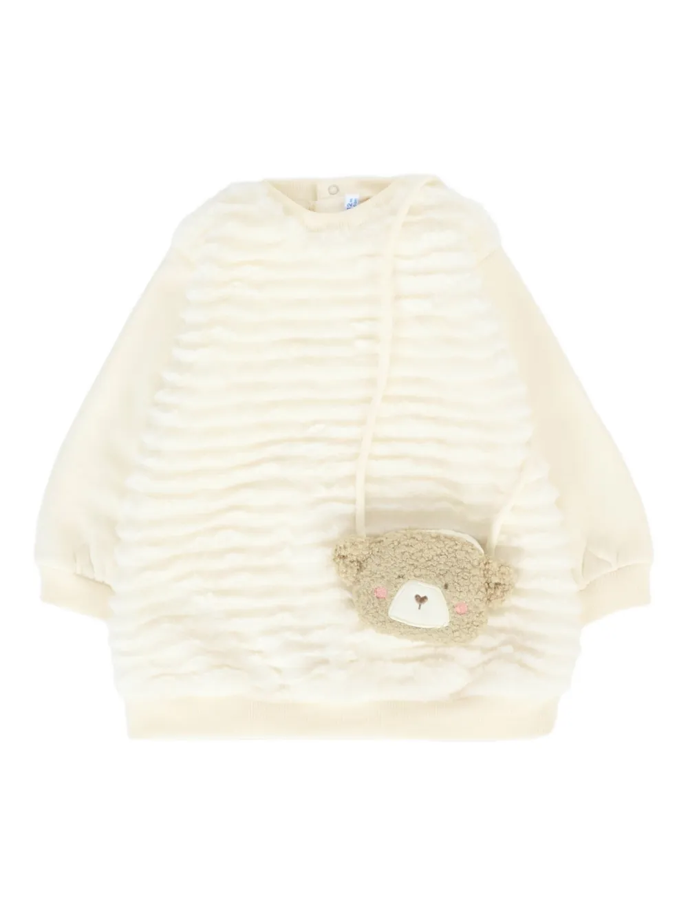 

Платье с длинными рукавами и плюшевым мишкой Mayoral, нейтральный