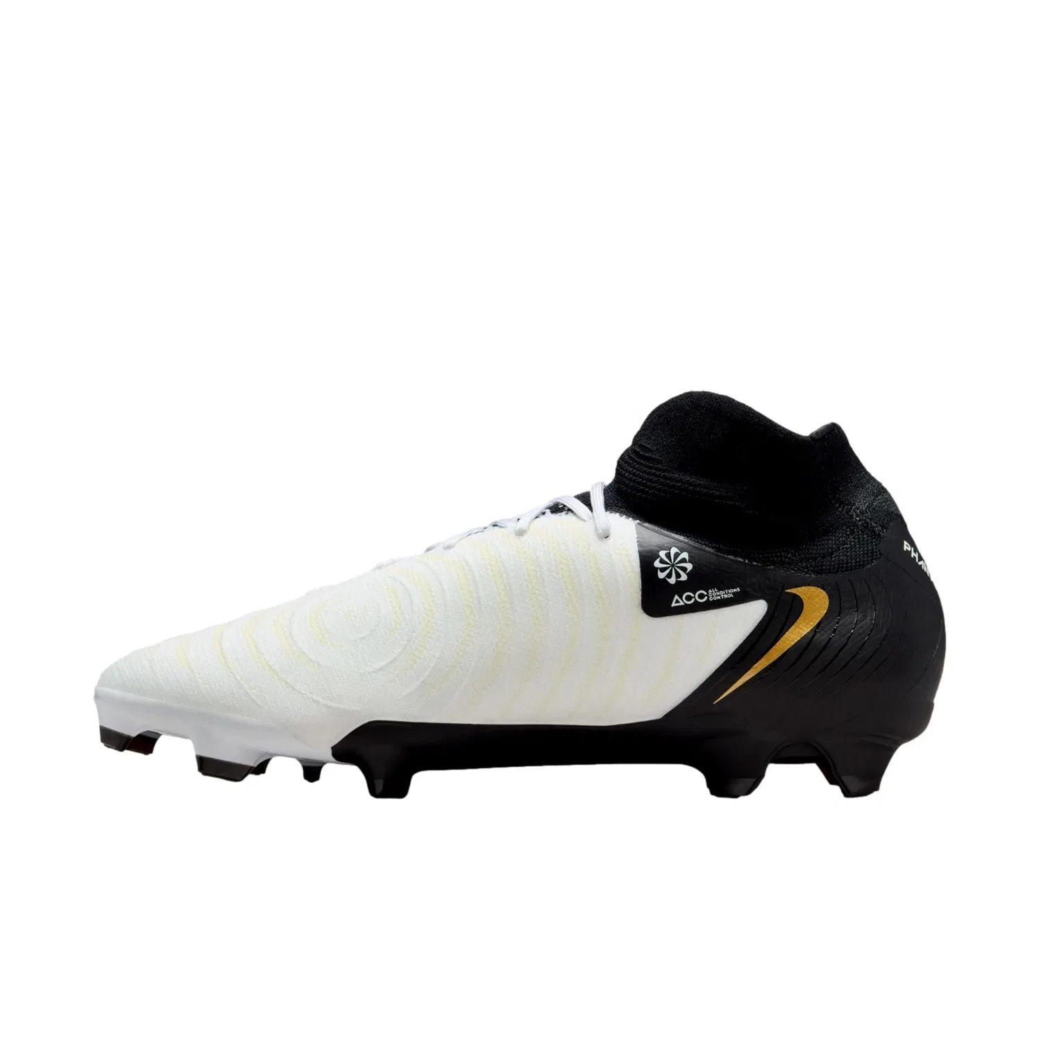 Мужские кроссовки Nike Phantom Luna II Pro FG, белые/черные, модель FJ2575-100 — фото 2