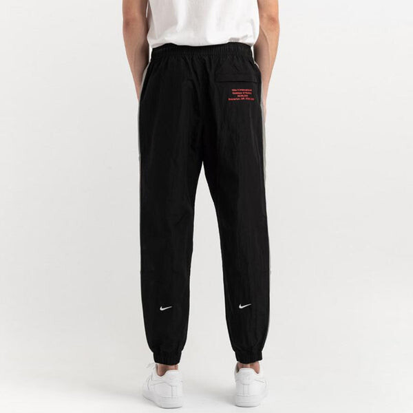 Спортивные штаны с логотипом swoosh плетеные штаны для мужчин Nike, серый — фото 3