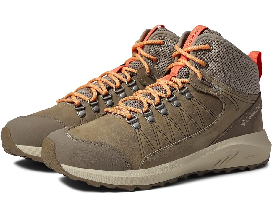 

Походные ботинки Columbia Trailstorm Crest Mid Waterproof, цвет Kettle/Peach