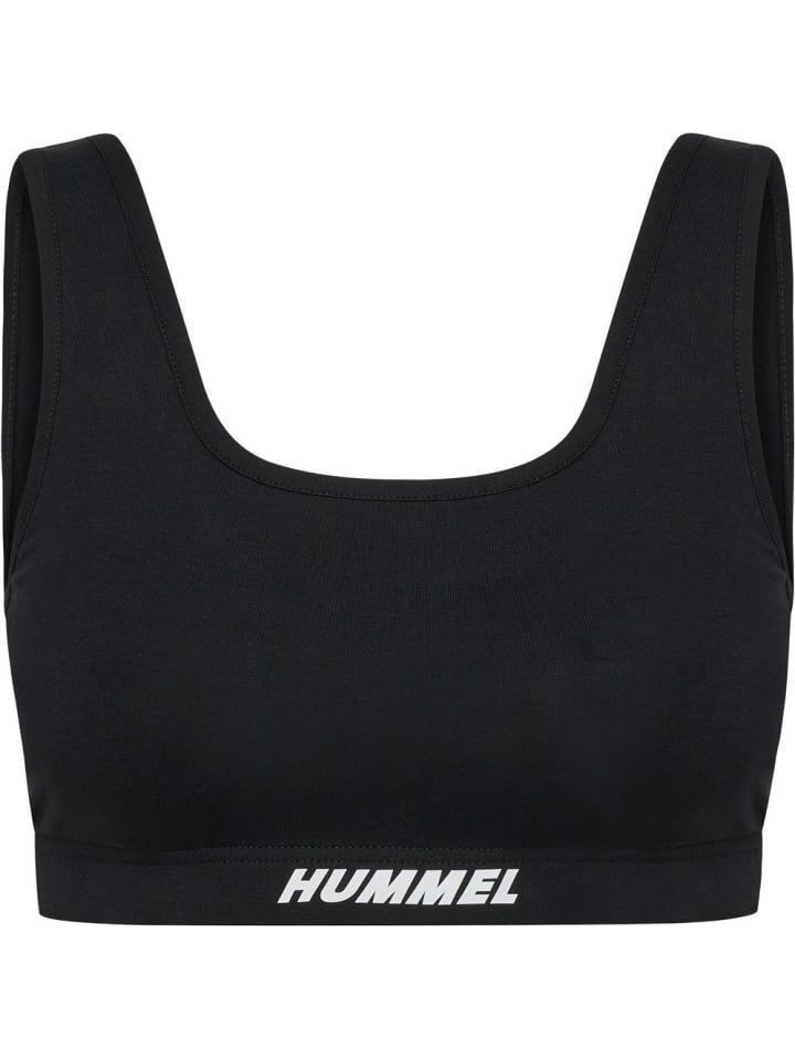 

Топ Elemental Cotton Sports Top черного цвета Hummel