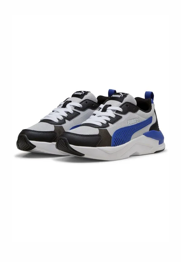 Кроссовки xray 3 Puma, Glacial Gray-Vivid Blue- Black — фото 2
