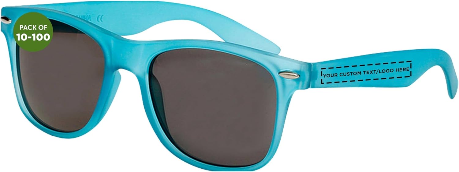 

СКИДКИ! Набор гладких бархатных солнцезащитных очков на заказ (10/50/100 штук). Персонализированная оптовая упаковка. Защита от УФ-излучения. Идеально подходит для мероприятий на открытом воздухе DISCOUNT PROMOS, - Custom - T Blue