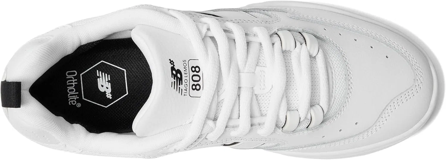 Кроссовки мужские New Balance 808 Tiago Lemos, белый/черный — фото 2