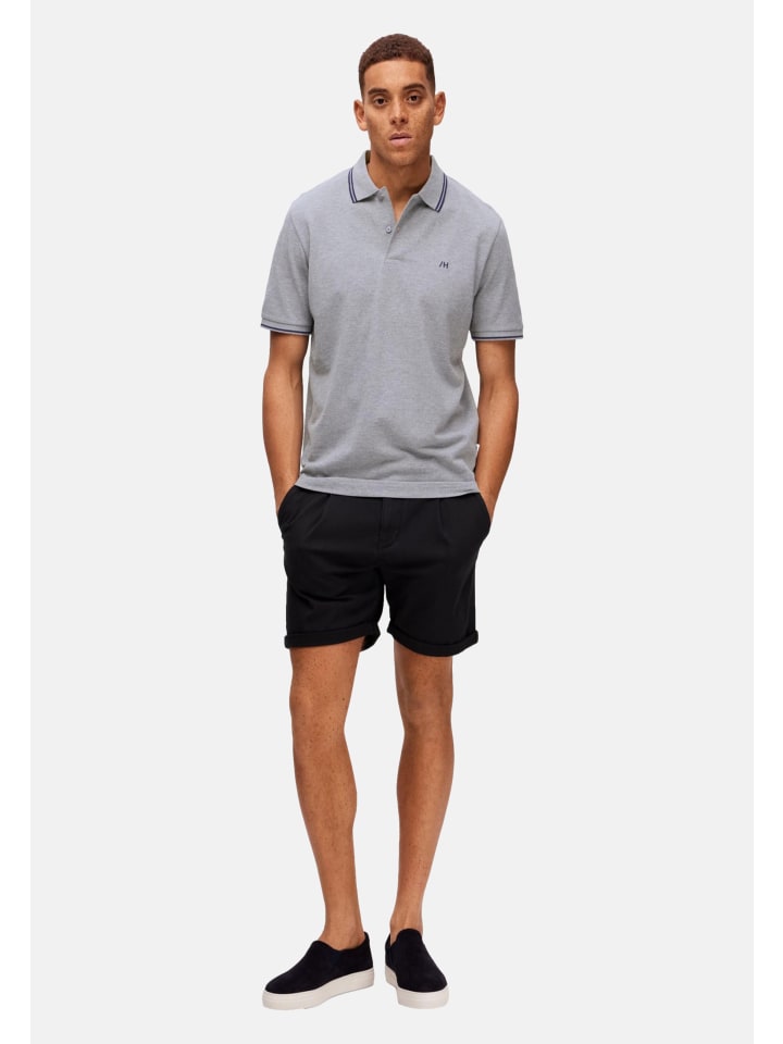 

Рубашка-поло SELECTED HOMME, серый