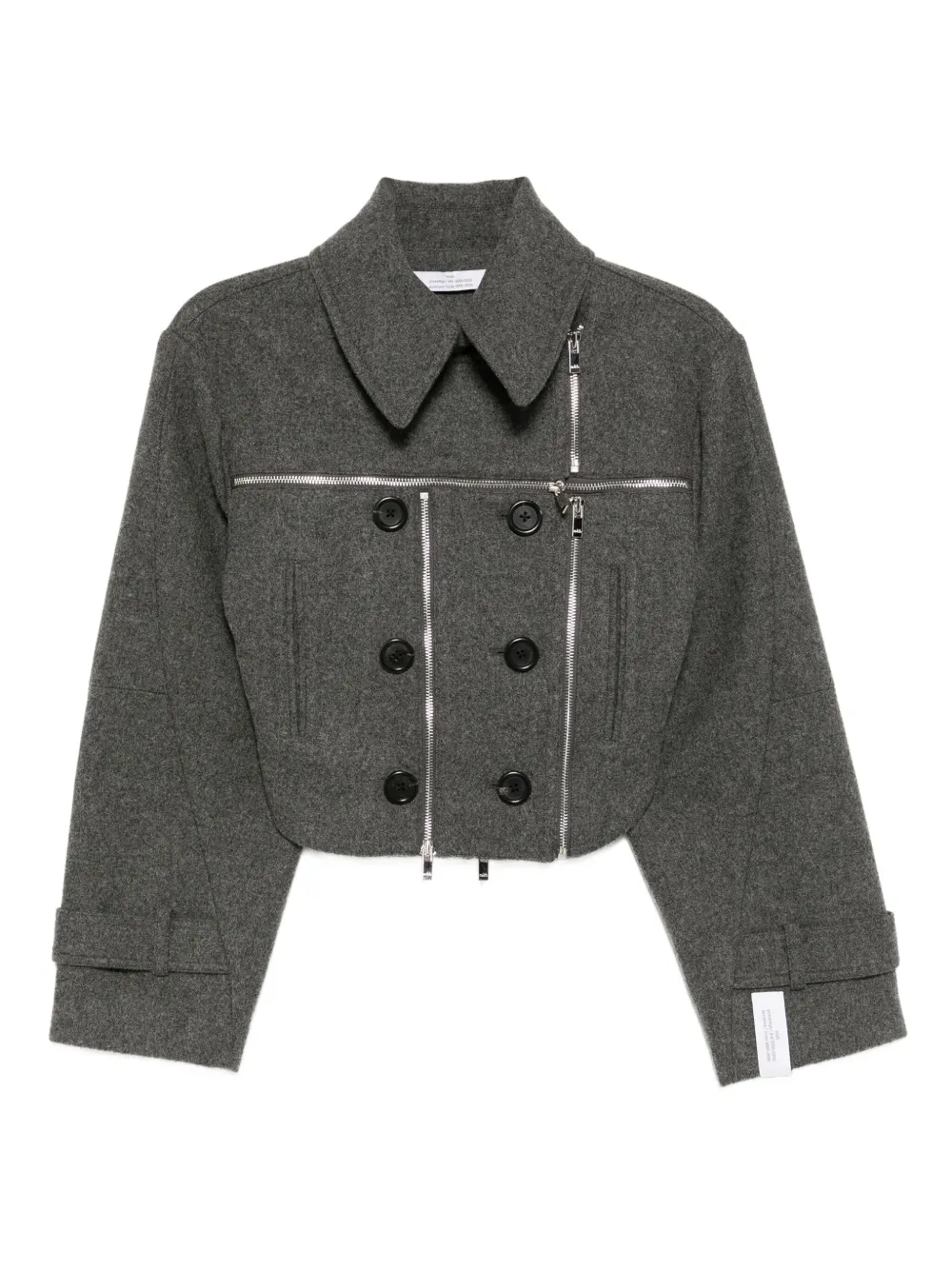 

Двубортный пиджак Rokh, серый