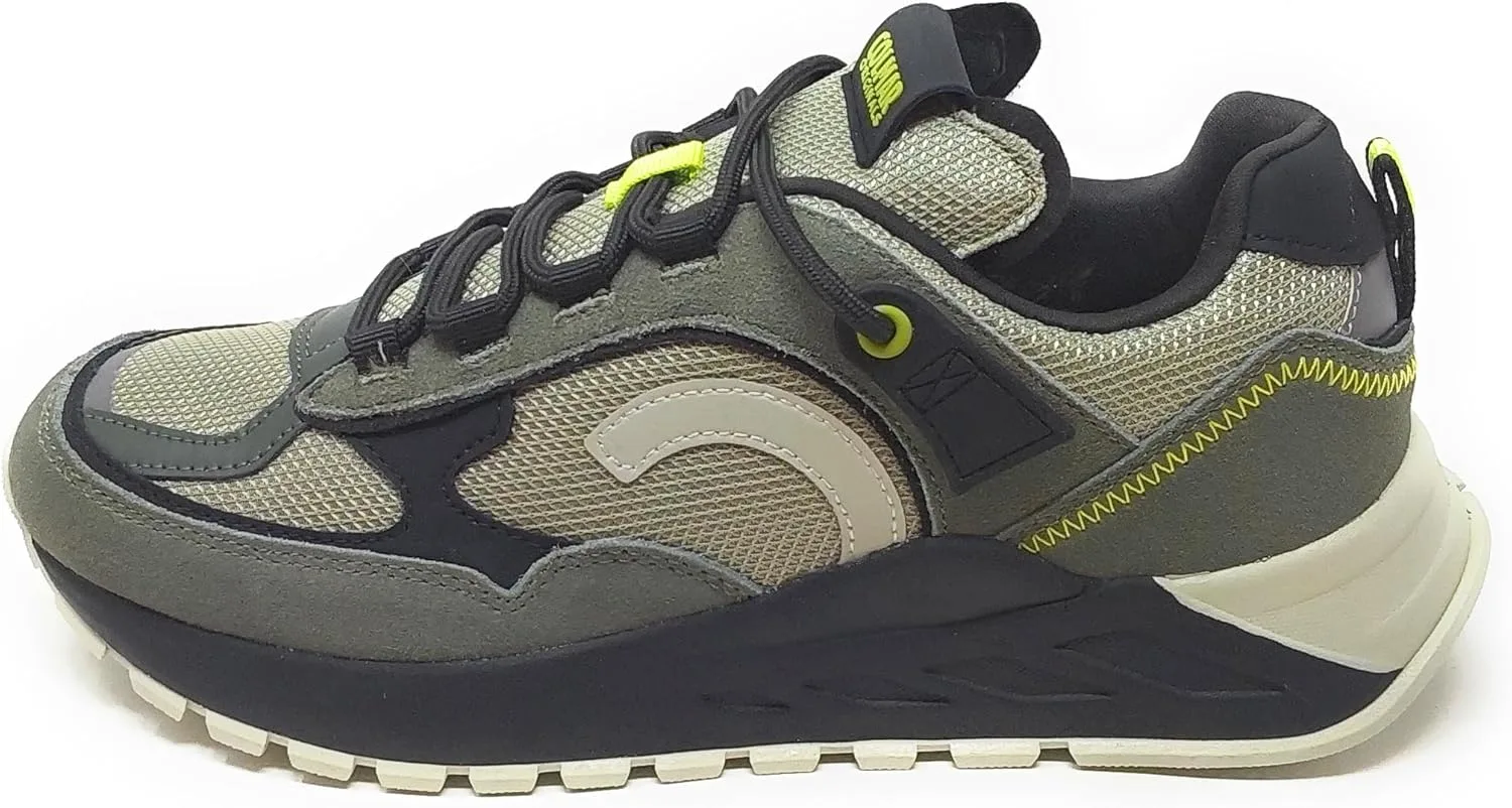 Мужские кроссовки Colmar XX3 RN Army 200 цвета «военный зеленый» (Military Green-Black)