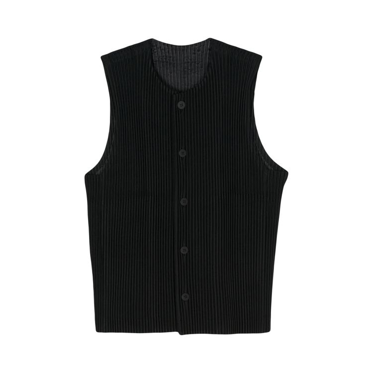 

Утепленный жилет Homme Plissé Issey Miyake Tailored Pleats Vest 'Black', черный