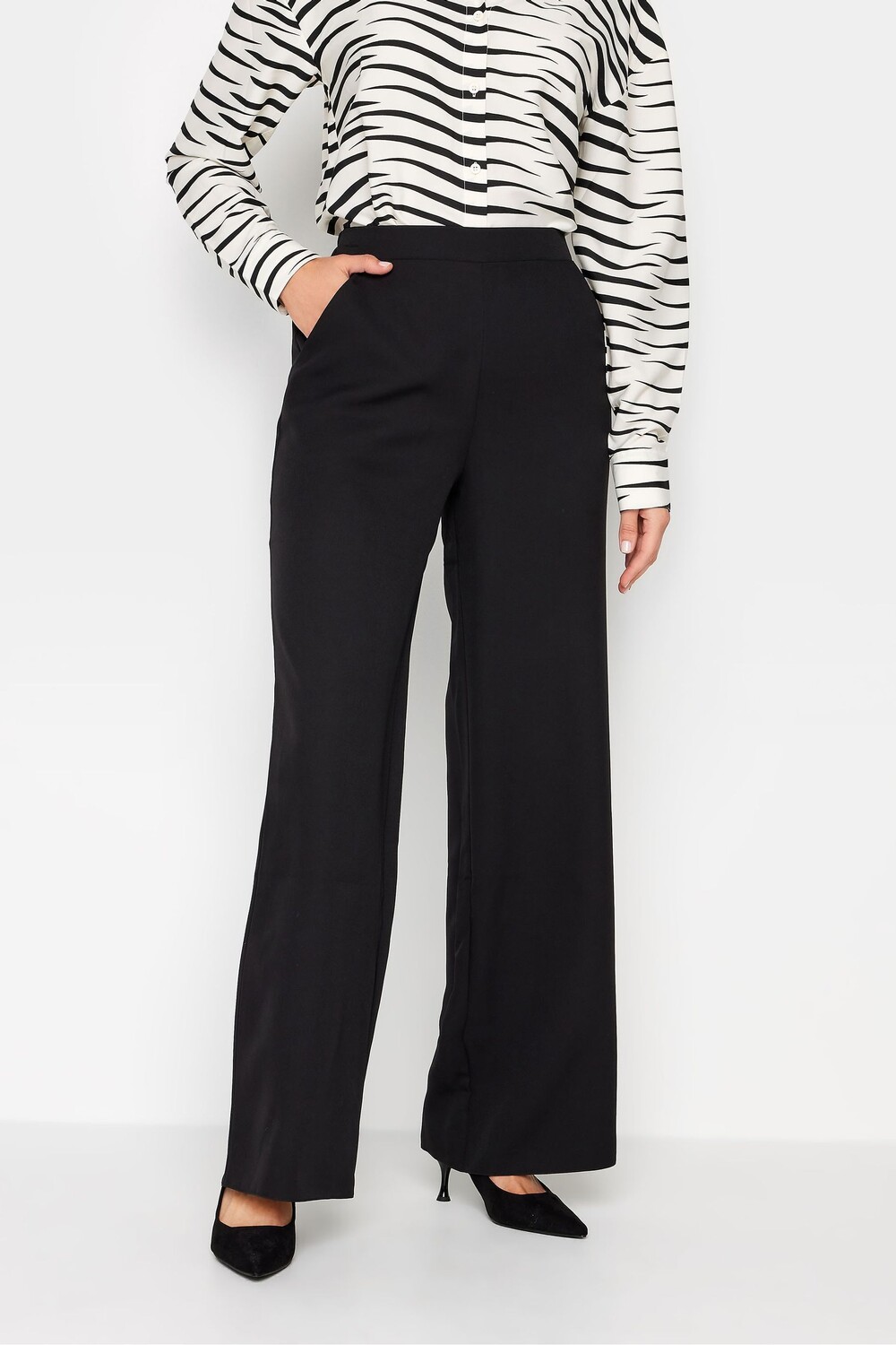 

Эластичные широкие брюки Long Tall Sally, черный