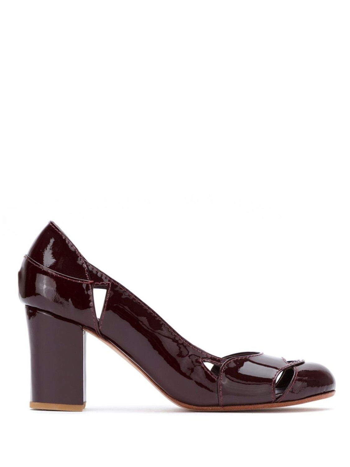 

Sarah Chofakian patent leather Bruxelas pumps, красный