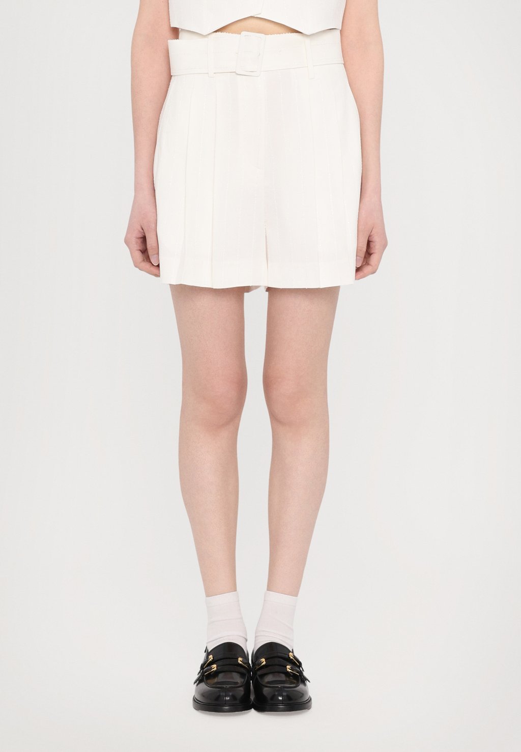 

Шорты RECOUPE BRIDAL CAVERNI sandro, бежевый