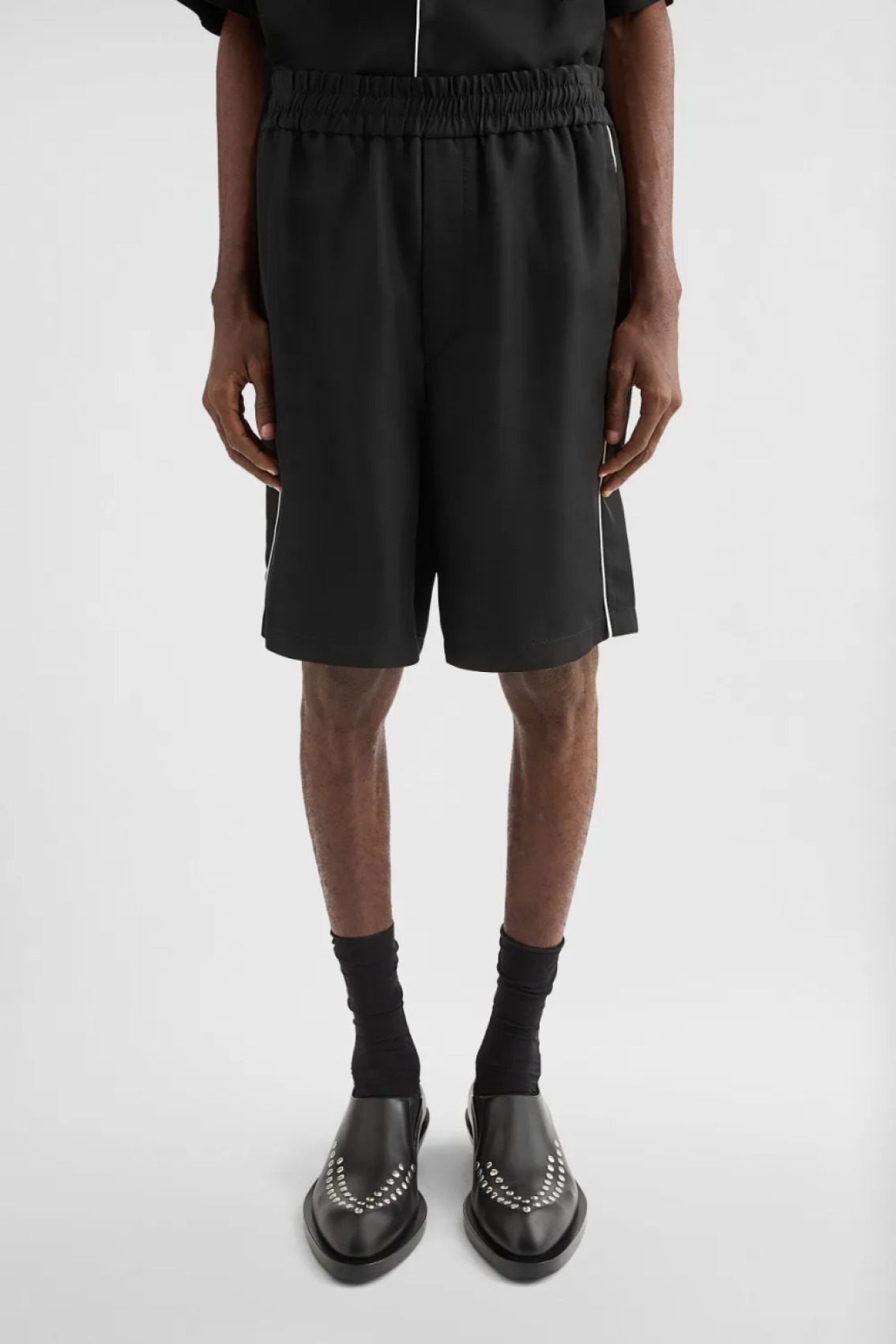 

Jil Sander шорты с окантовкой, черный