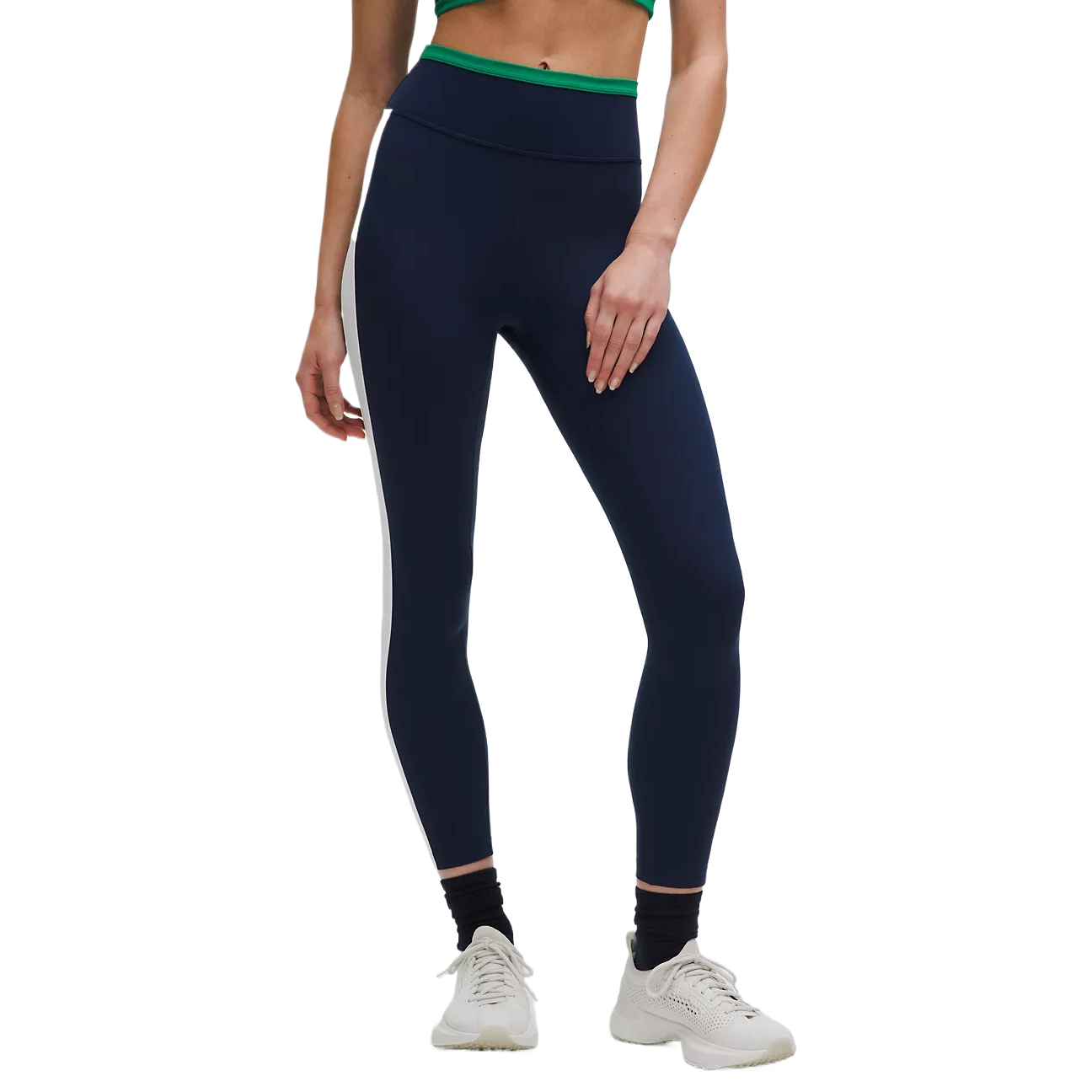 

Спортивные брюки 25' Women's Lululemon, синий/белый/зеленый