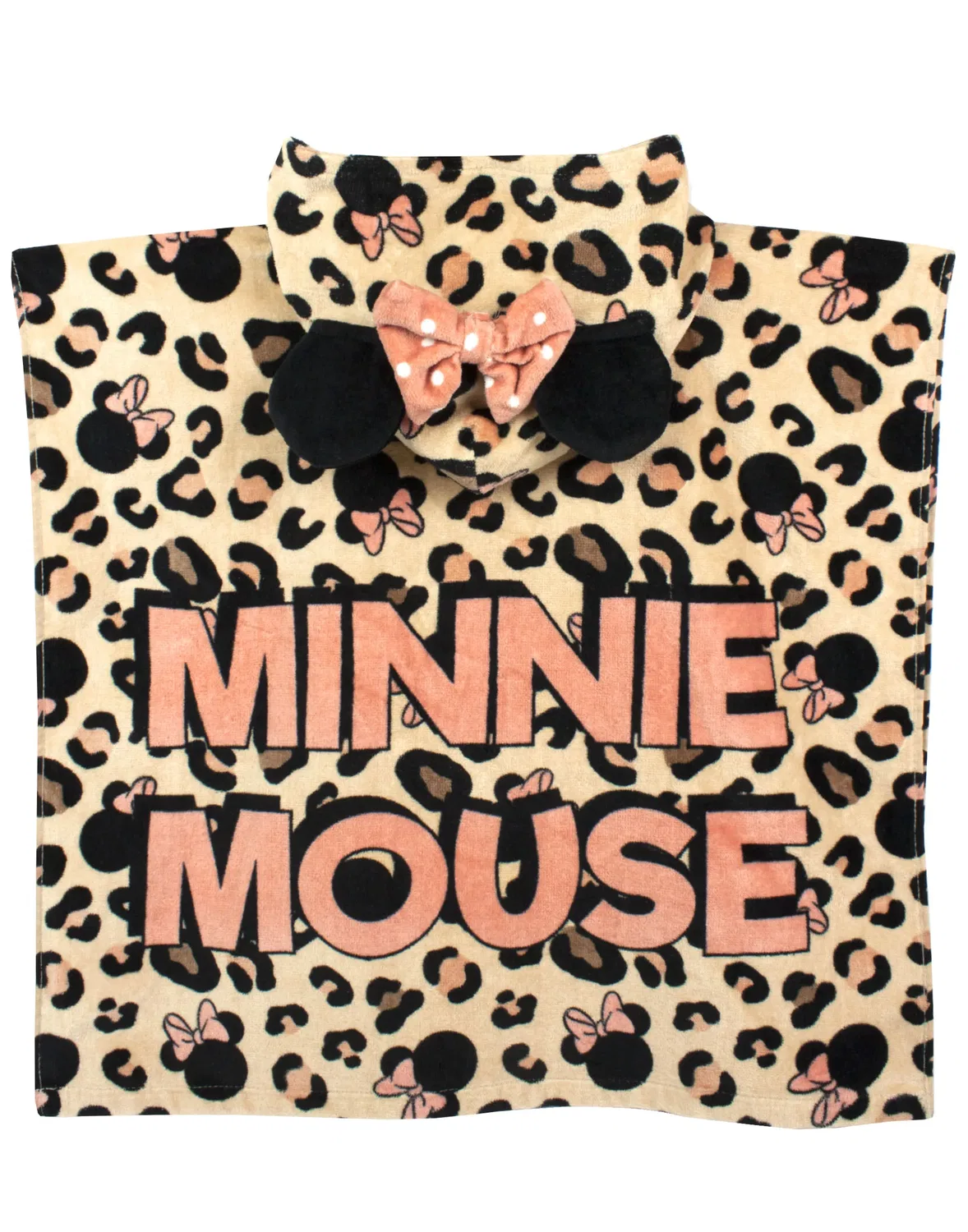 Пончо-полотенце Minnie Mouse Disney для девочек, розовый — фото 2