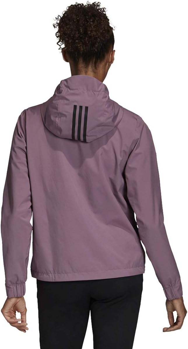 Женская ветровка Adidas Originals на молнии, фиолетовый — фото 3