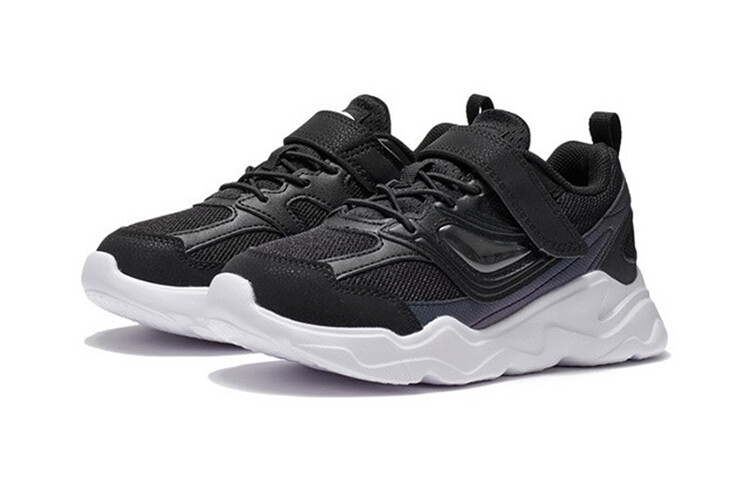 Кроссовки LINING YOUNG Kids Lifestyle Shoes PS Low-top Black — фото 3
