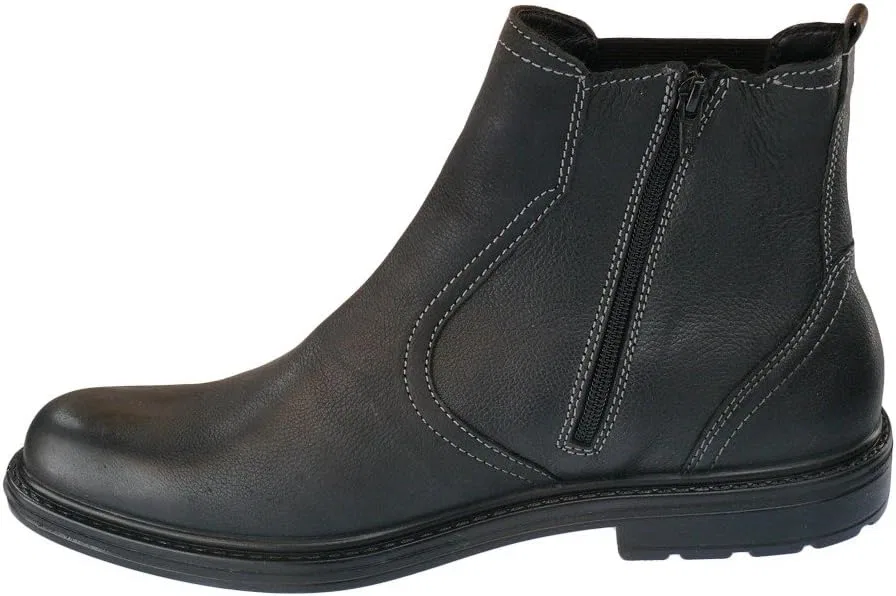 Мужские теплые зимние ботинки Jomos City Sport на подкладке, Black 37 000 — фото 4