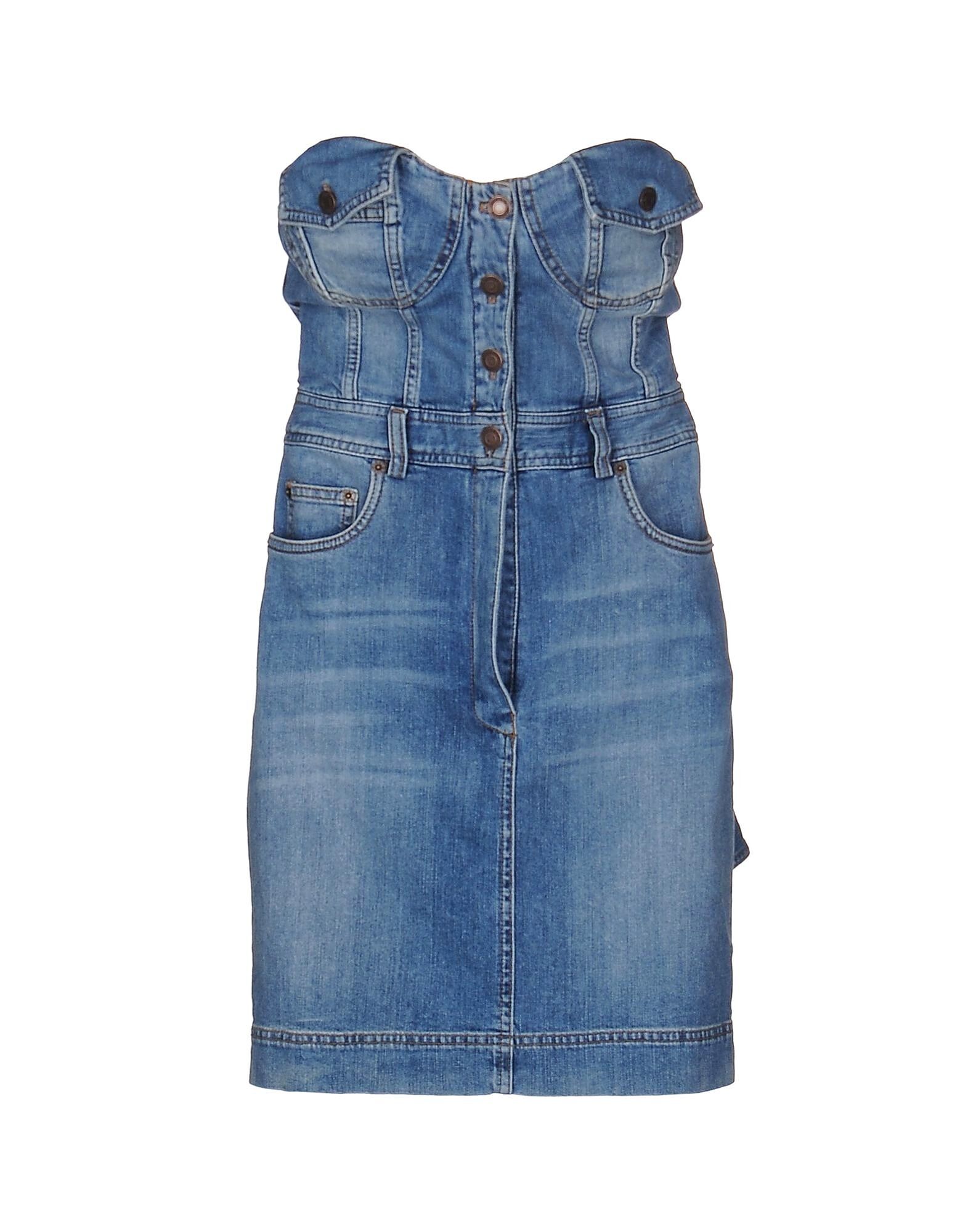 

Мини-платье Moschino, синий