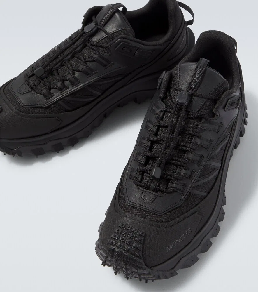 Кроссовки Trailgrip GTX с кожаной отделкой Moncler, черный — фото 3