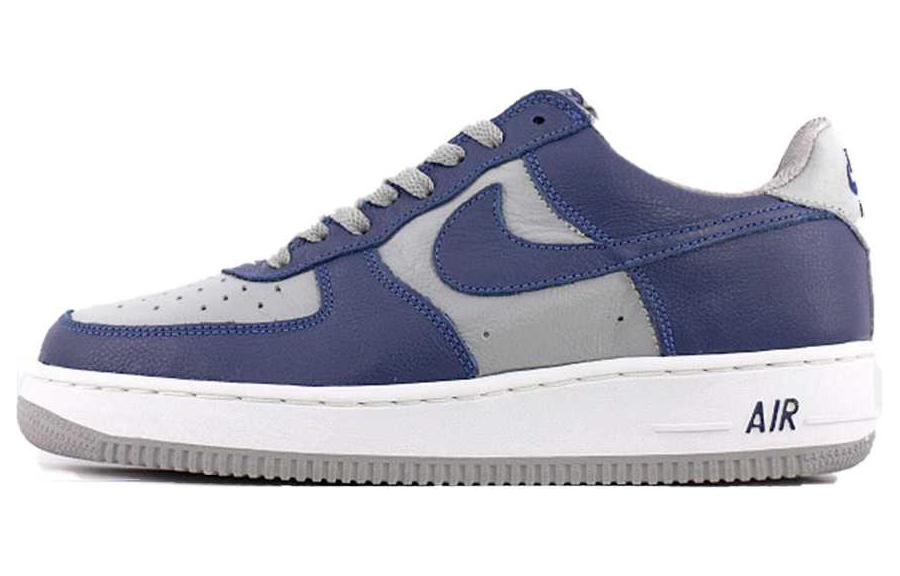 Кроссовки Nike x Atmos Air Force 1 Low 'Blue Grey', серый — фото 2