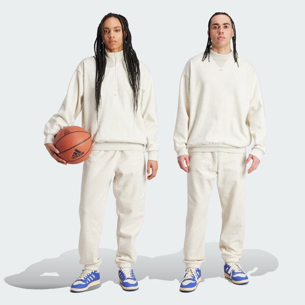 

Джерси Adidas Adidas Basketball Fleece Joggers, цвет Cream White Melange