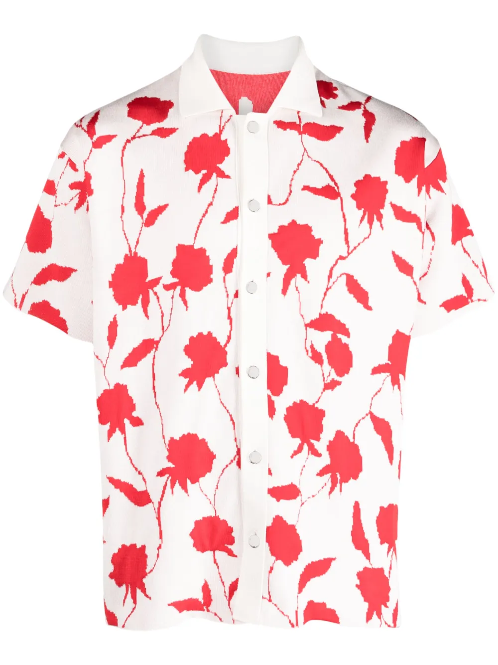 

Жаккардовая рубашка La Chemise Maille JACQUEMUS, белый