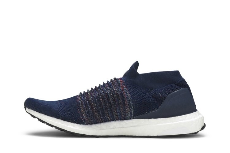 Кроссовки Adidas UltraBoost Laceless 'Collegiate Navy', синий — фото 3